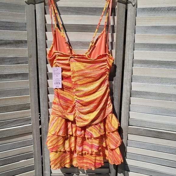 Women's Sleeveless Ruched Front Tiered Dress | Wild Fable | Large - Picture 5 of 12